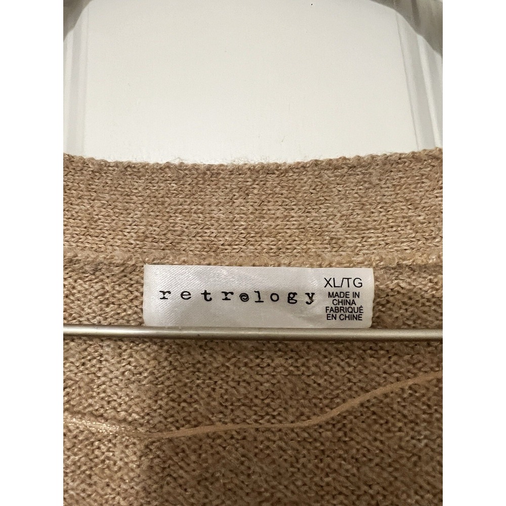 Retrology Sweater Brown XL Women's - Picture 3 of 4